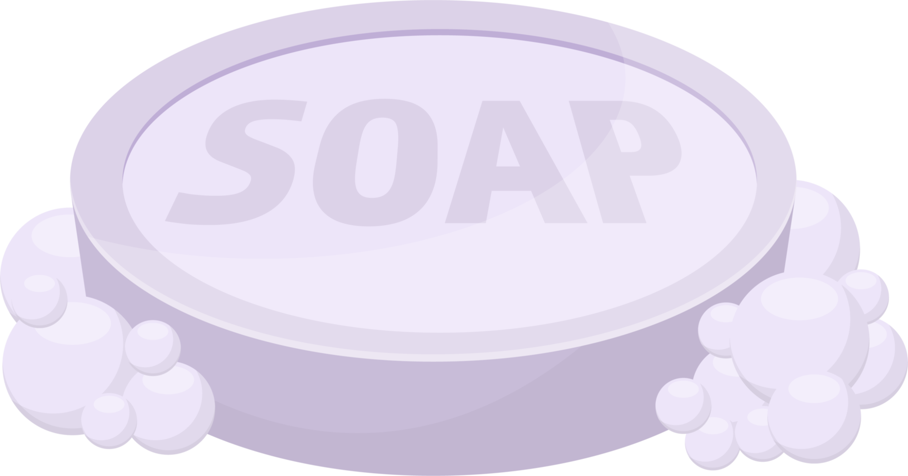 Solid soap for washing clipart design illustration png