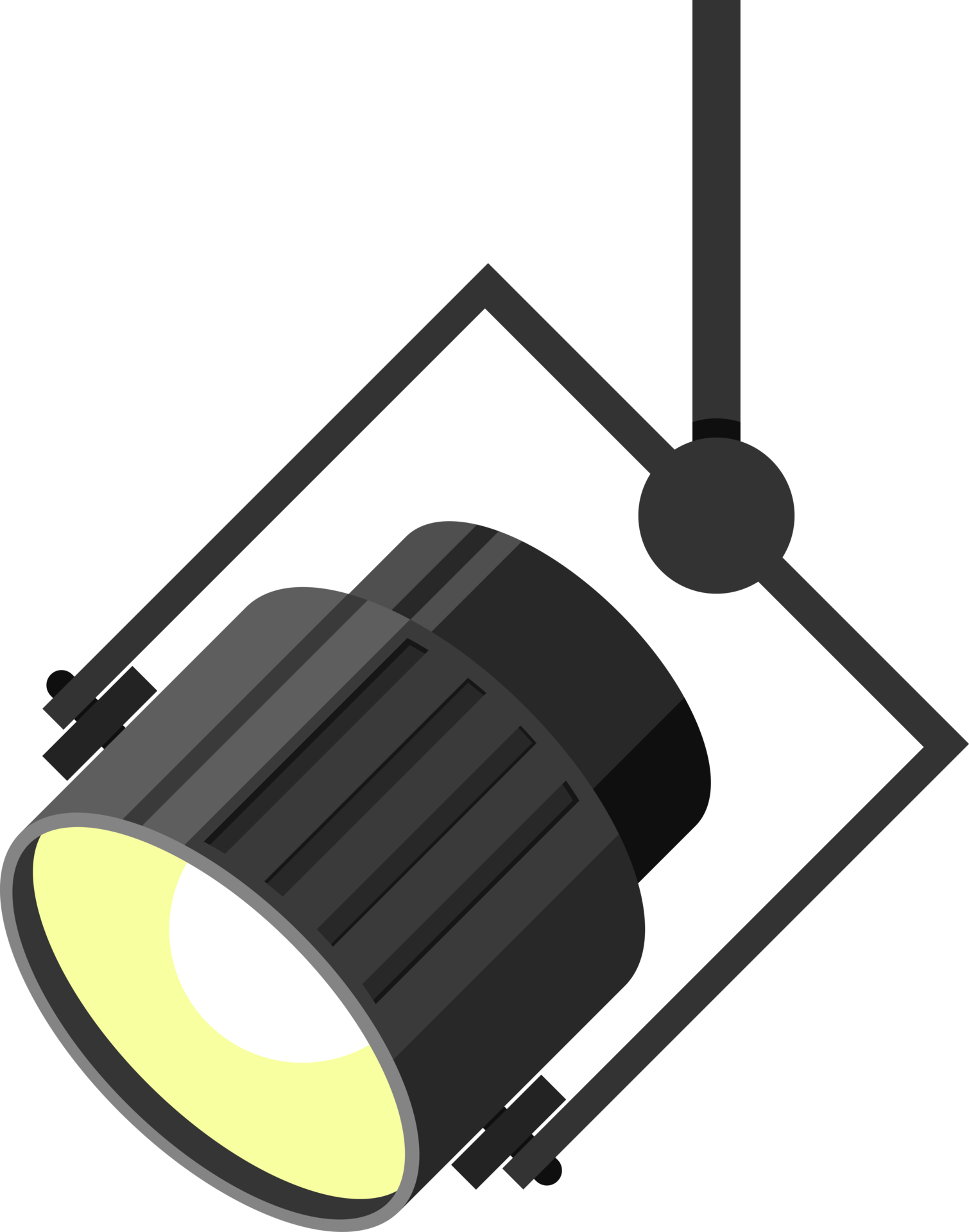 Spotlight Clip Art
 ilustração de design de clipart de destaque PNG