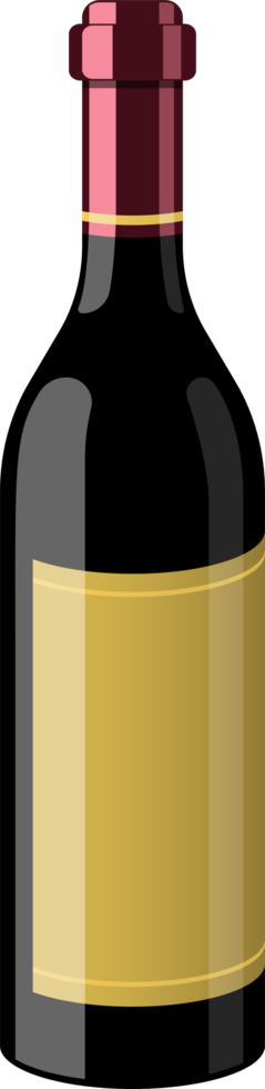 Ilustración de diseño de imágenes prediseñadas de vino png