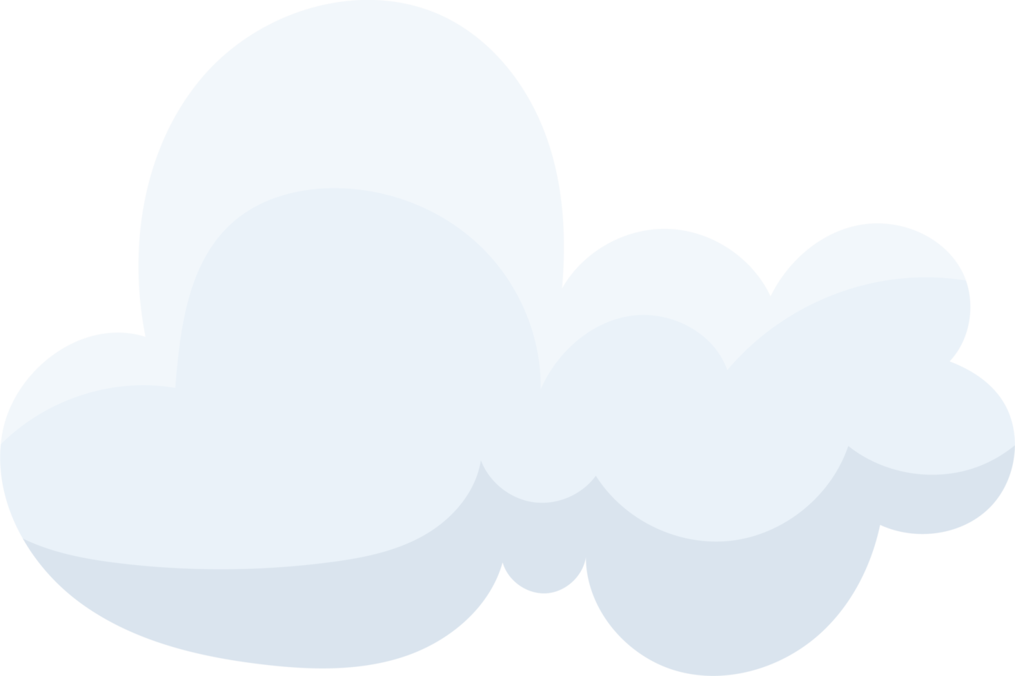 Clouds clipart design illustration png