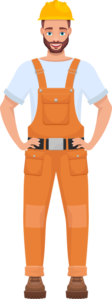 Man worker clipart design illustration png