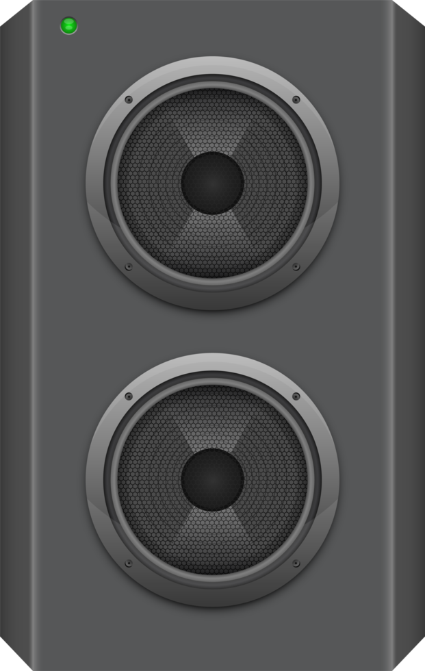 Audio speaker clipart design illustration png