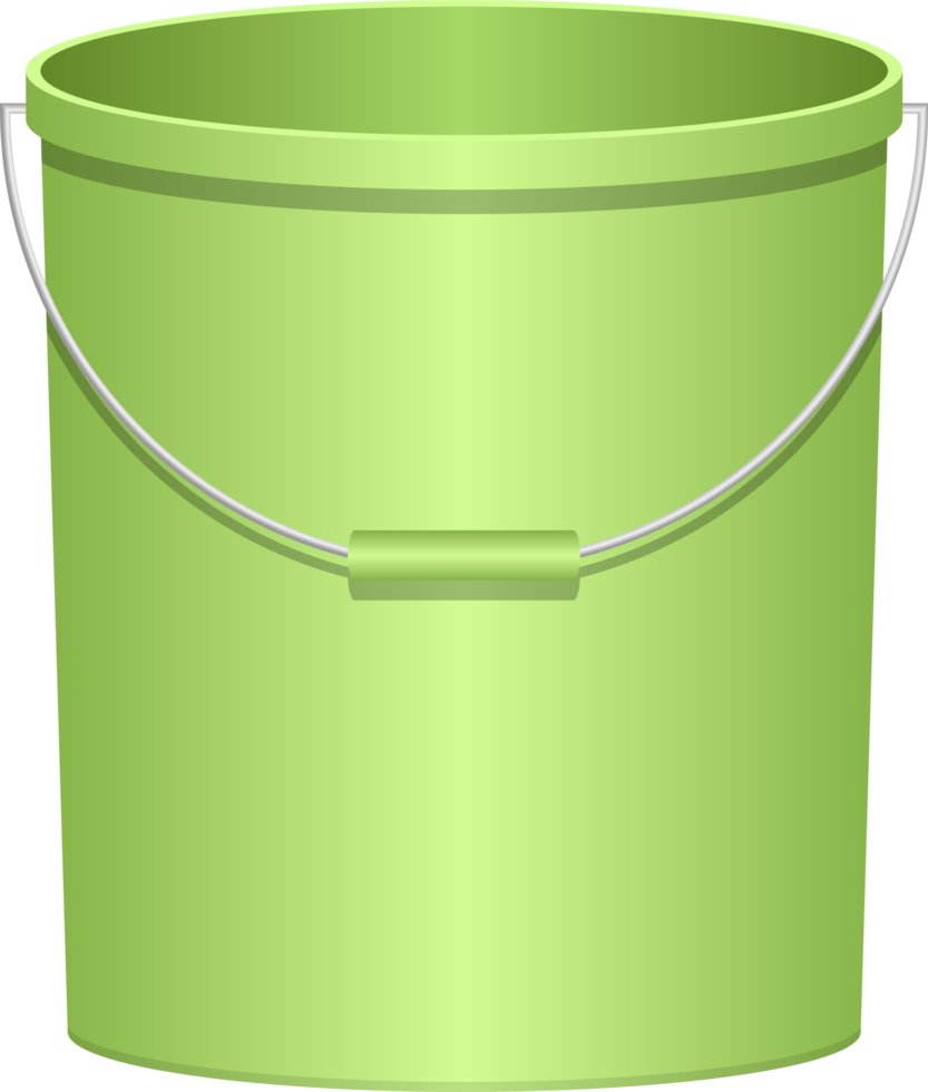 Realistic bucket clipart design illustration png