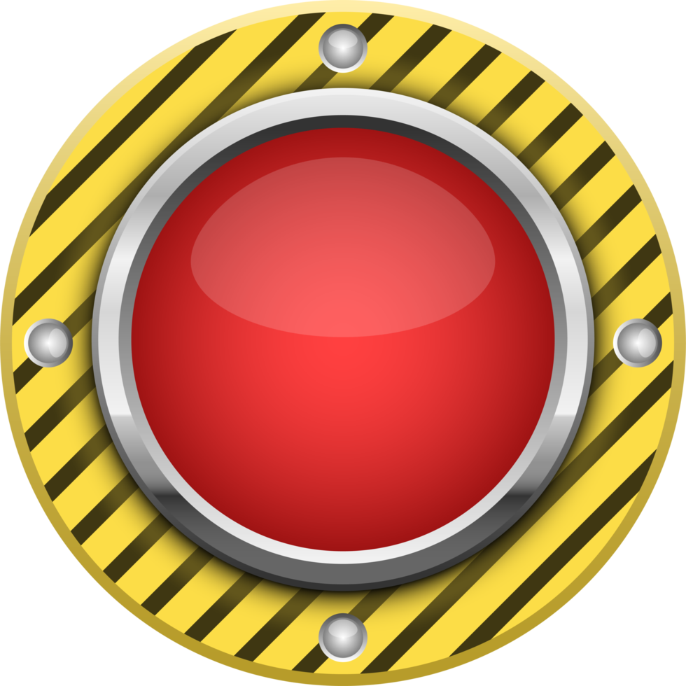 Panic button clipart design illustration png