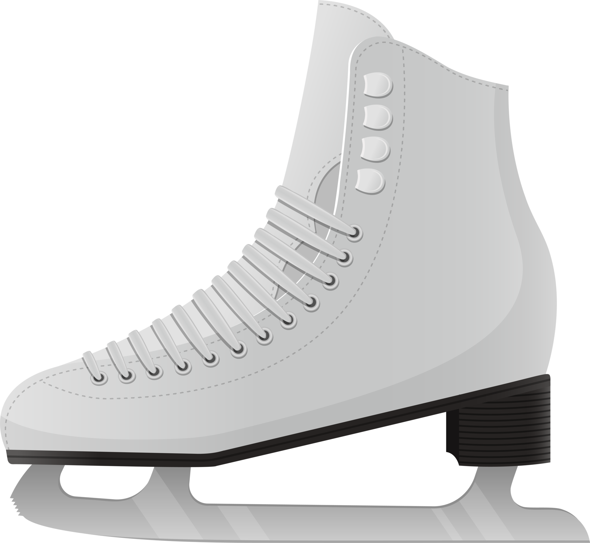 Ice and roller skates clipart design illustration 9383666 PNG