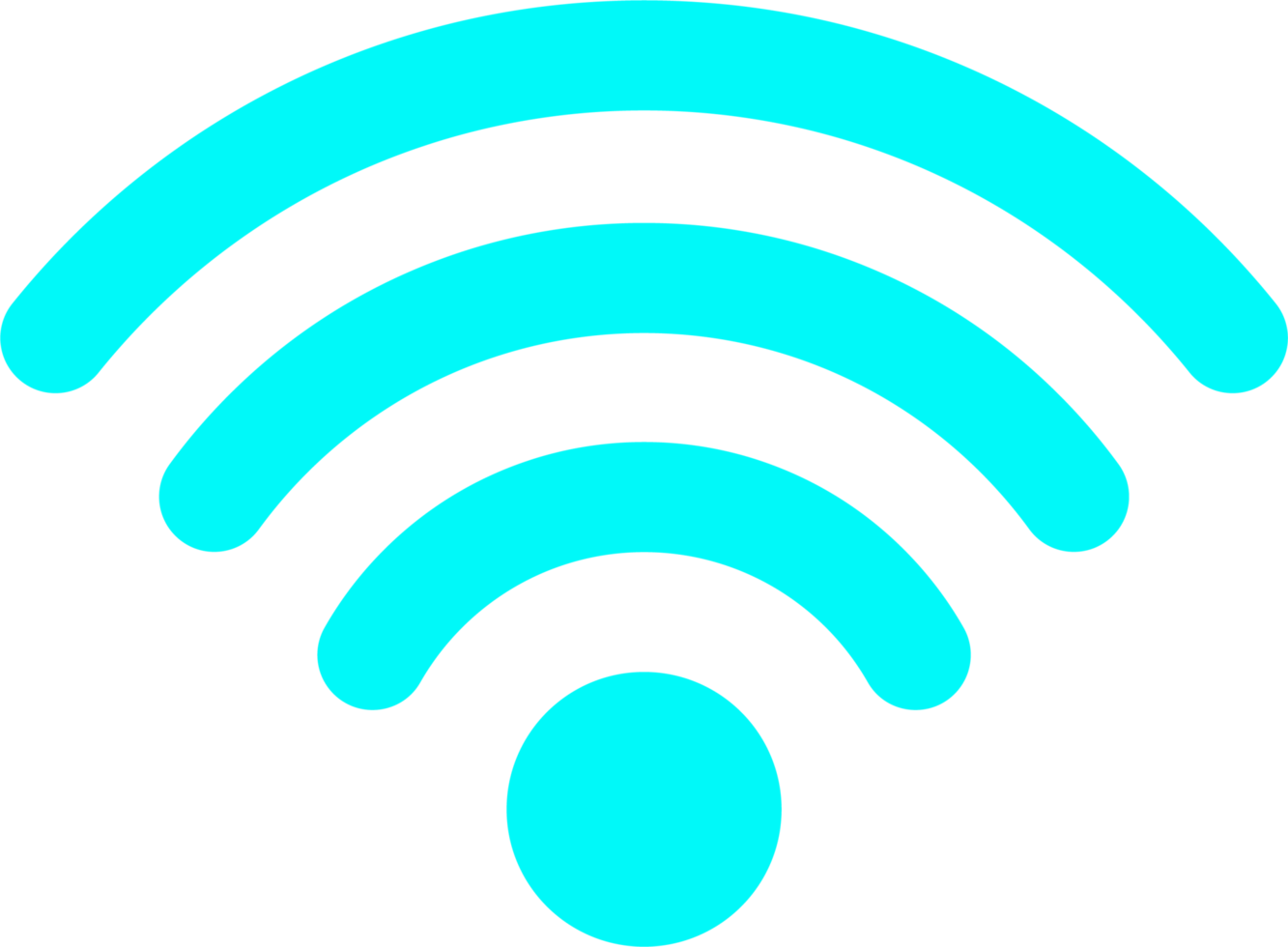 Internet wifi icon clipart design illustration png