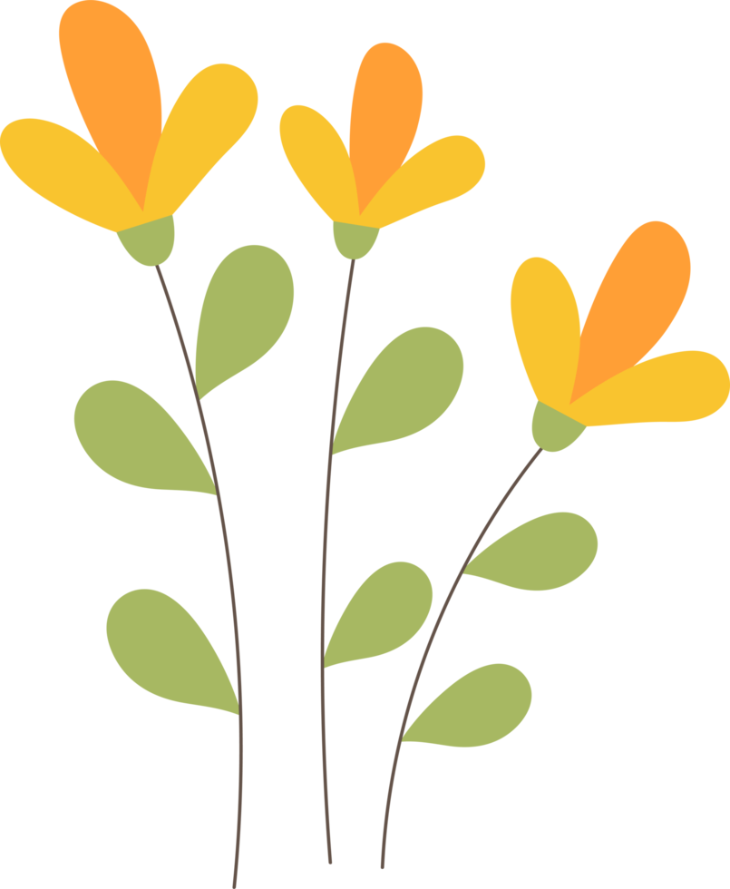 blommor clipart design illustration png