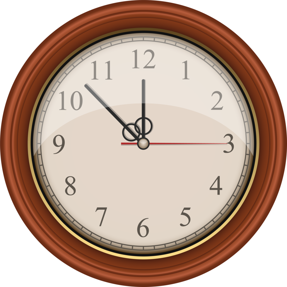 horloge murale vintage clipart design illustration png