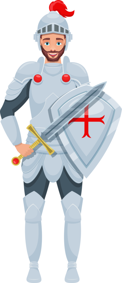 Knight man clipart design illustration png