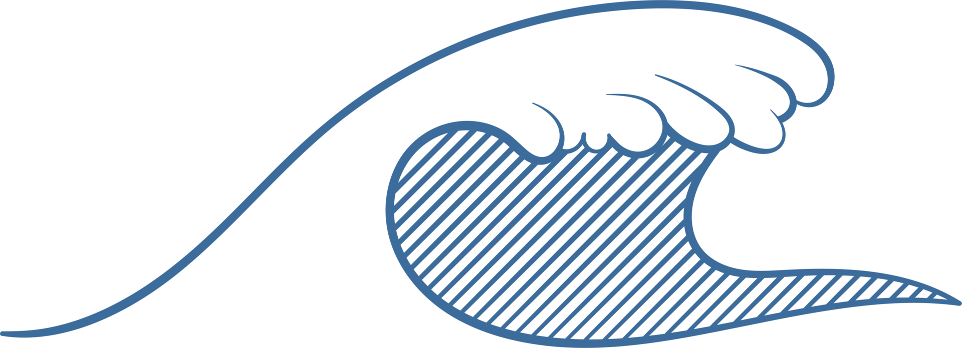 Wave icon clipart design illustration png