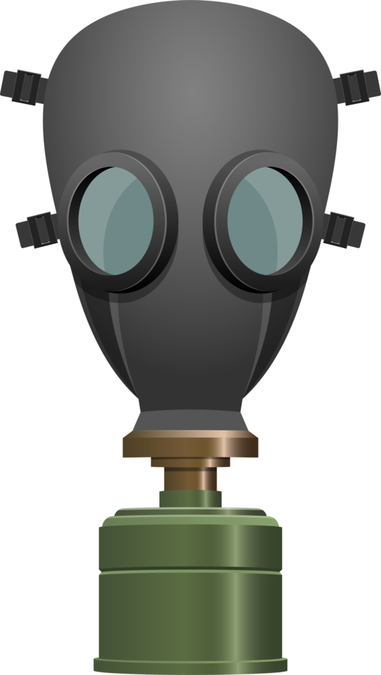 Gas mask clipart design illustration png