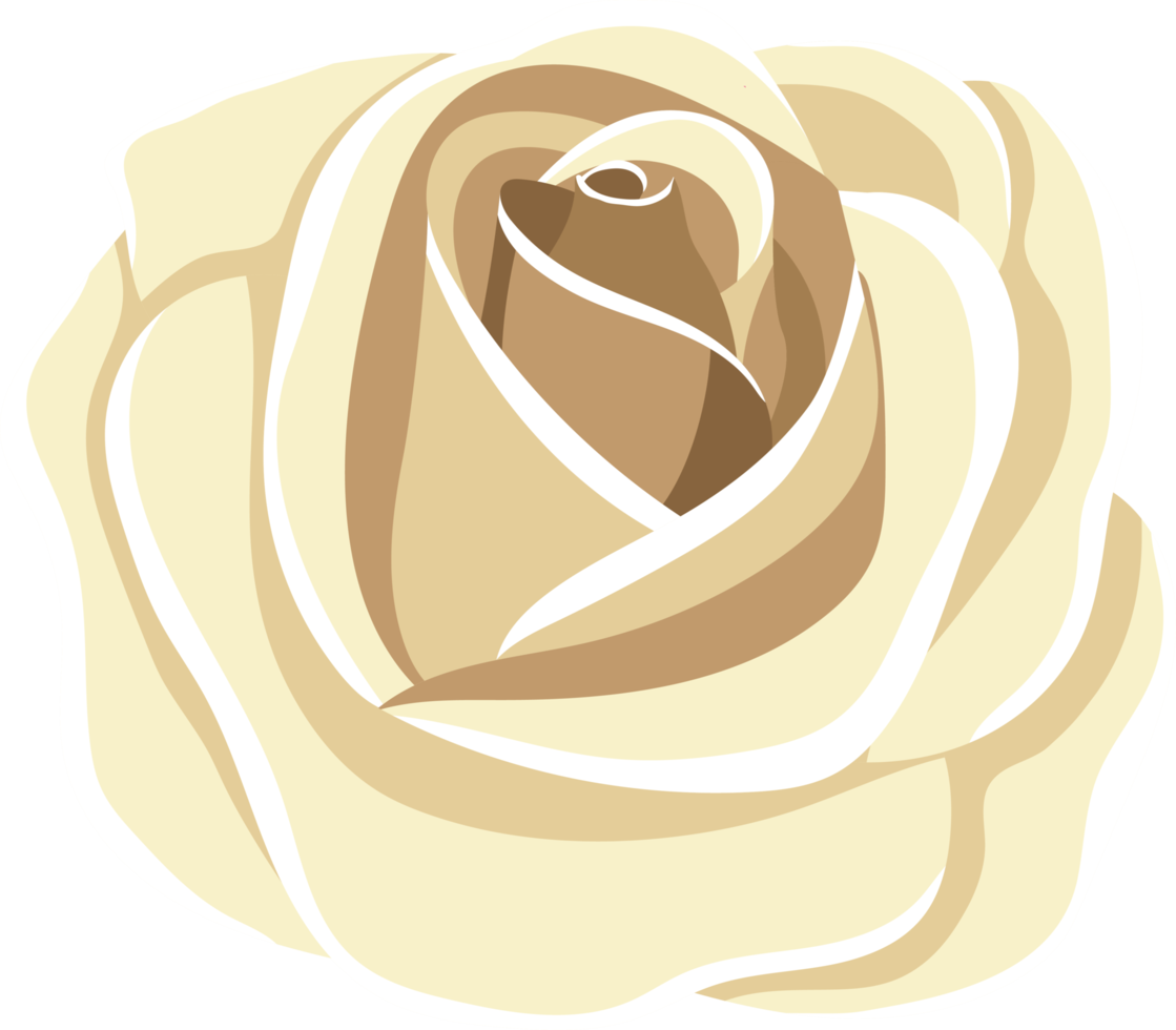 illustration de conception clipart roses vintage png