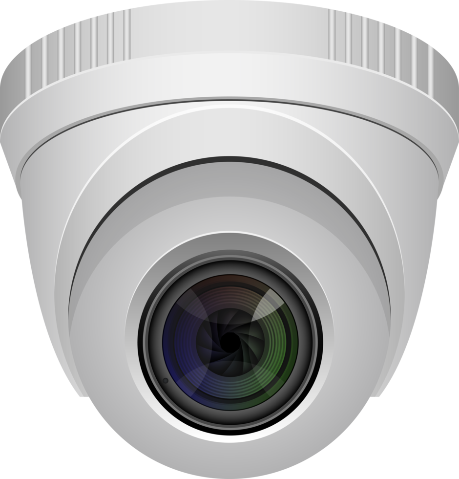 Surveillance camera clipart design illustration png