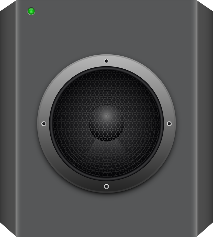 Audio speaker clipart design illustration png