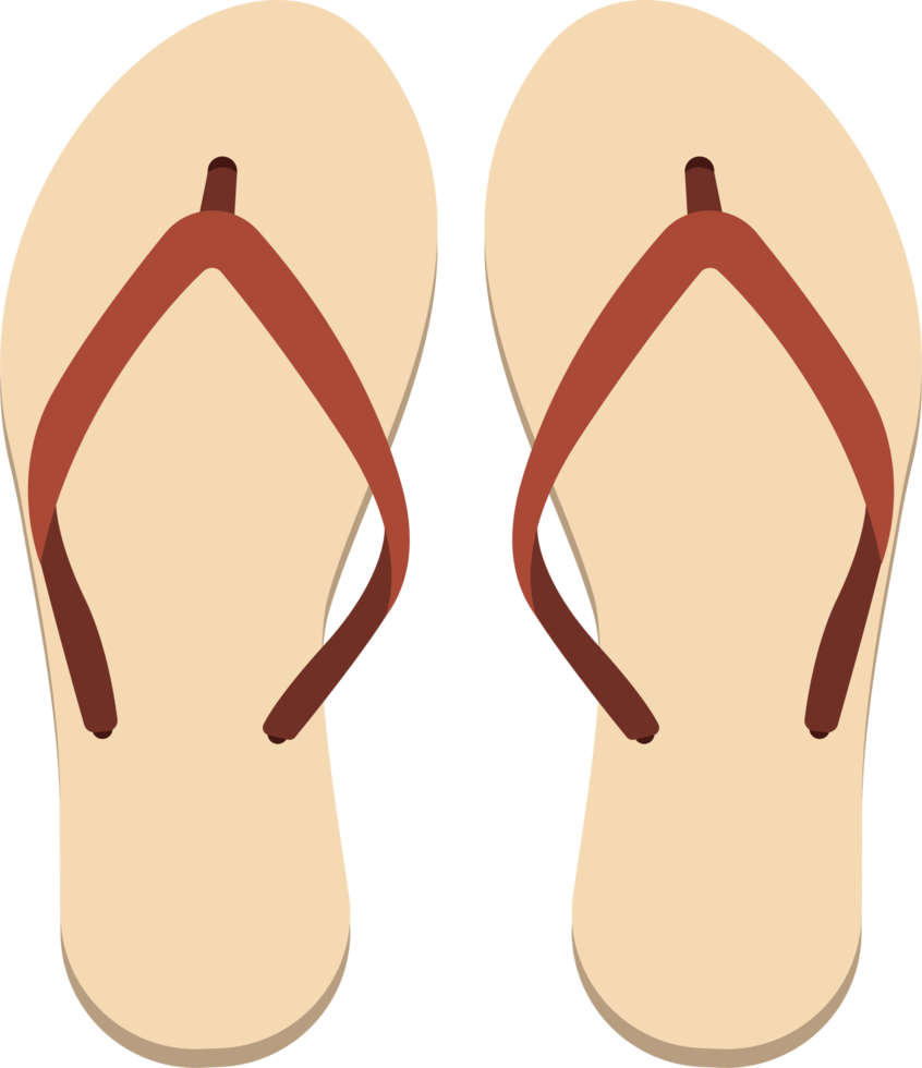 Flip flops clipart design illustration png