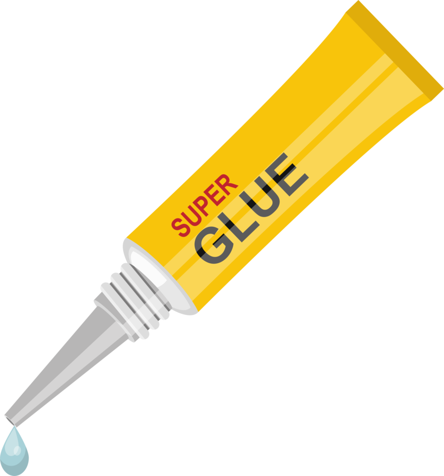 Glue bottle clipart design illustration png