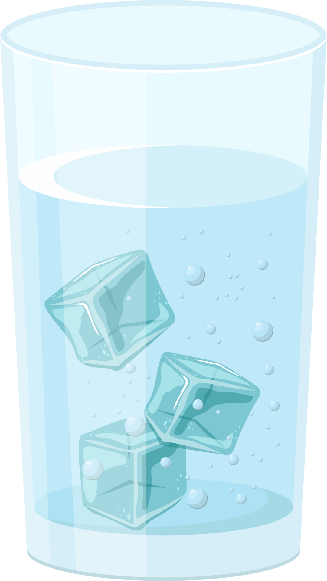 Verre Deau Clipart Verre Deau Douce PNG , Illustration Vectorielle Dun Verre  Deau Bleue Fraîche Avec Des