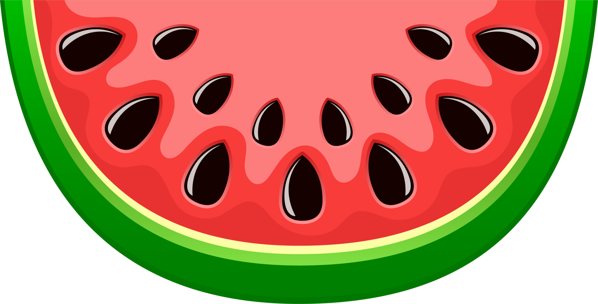 Watermelon clipart design illustration png