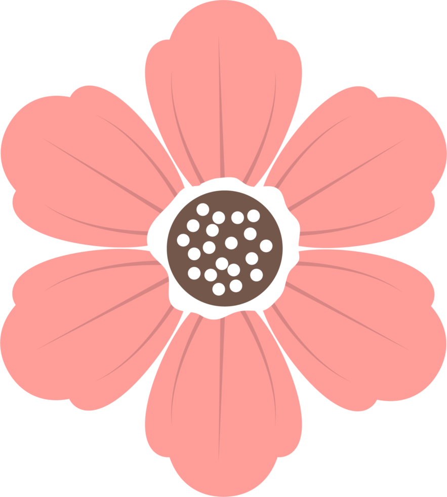 ilustração de design de clipart de flores lindas png