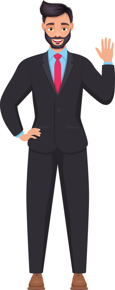 Businessman clipart design illustration png