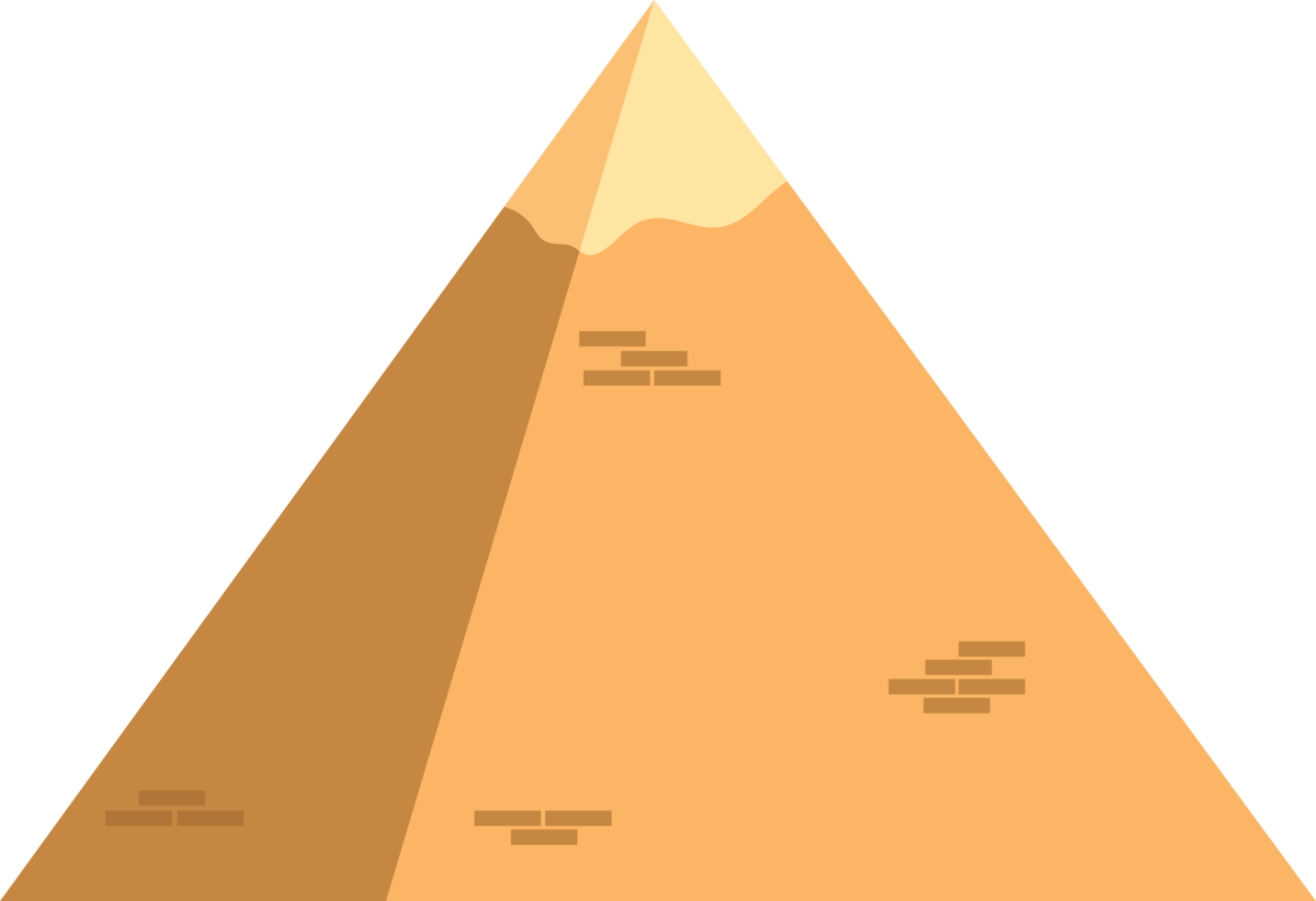 pyramide égyptienne clipart conception illustration png