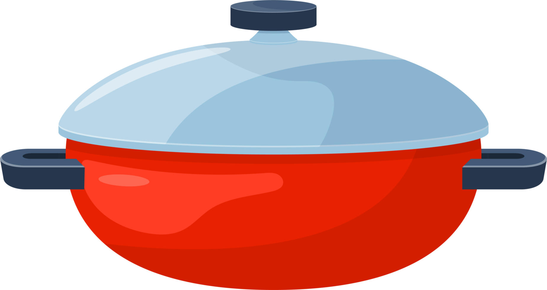 Cooking pot clipart design illustration png