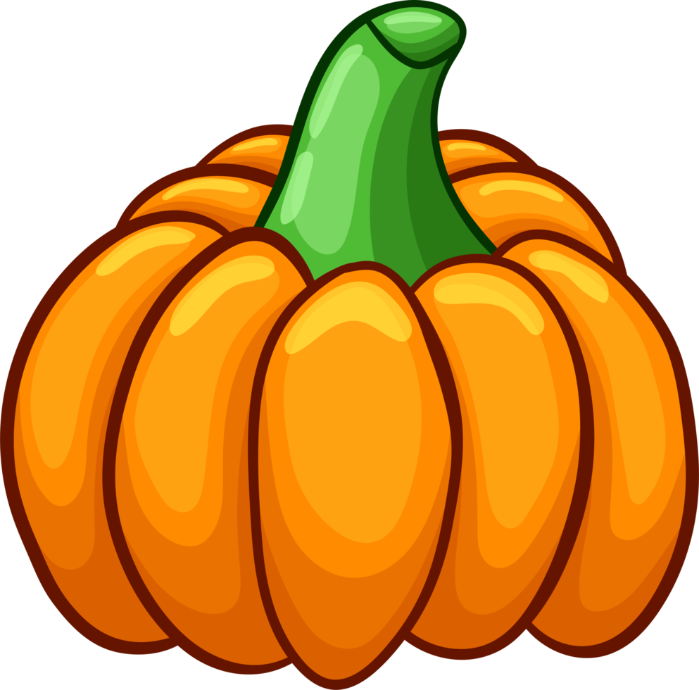 Pumpkin clipart design illustration png