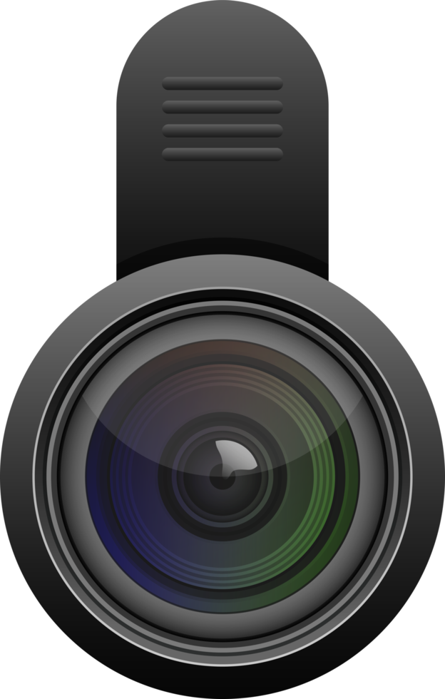 Smartphone lens clipart design illustration png