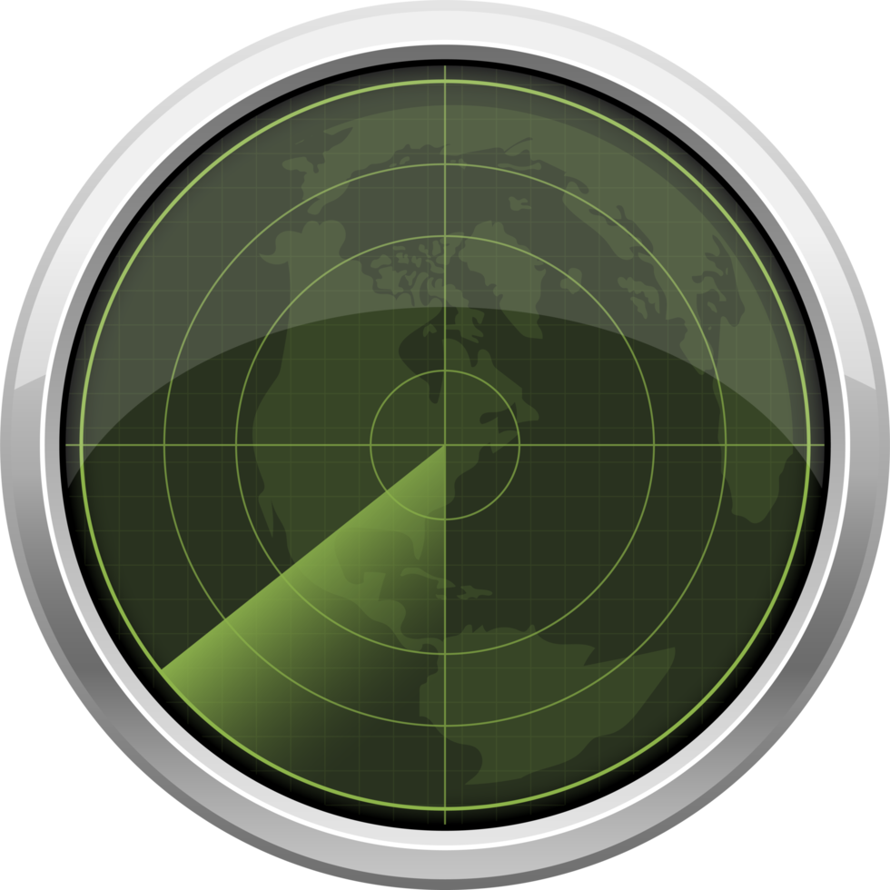 Realistic radar clipart design illustration 9384530 PNG