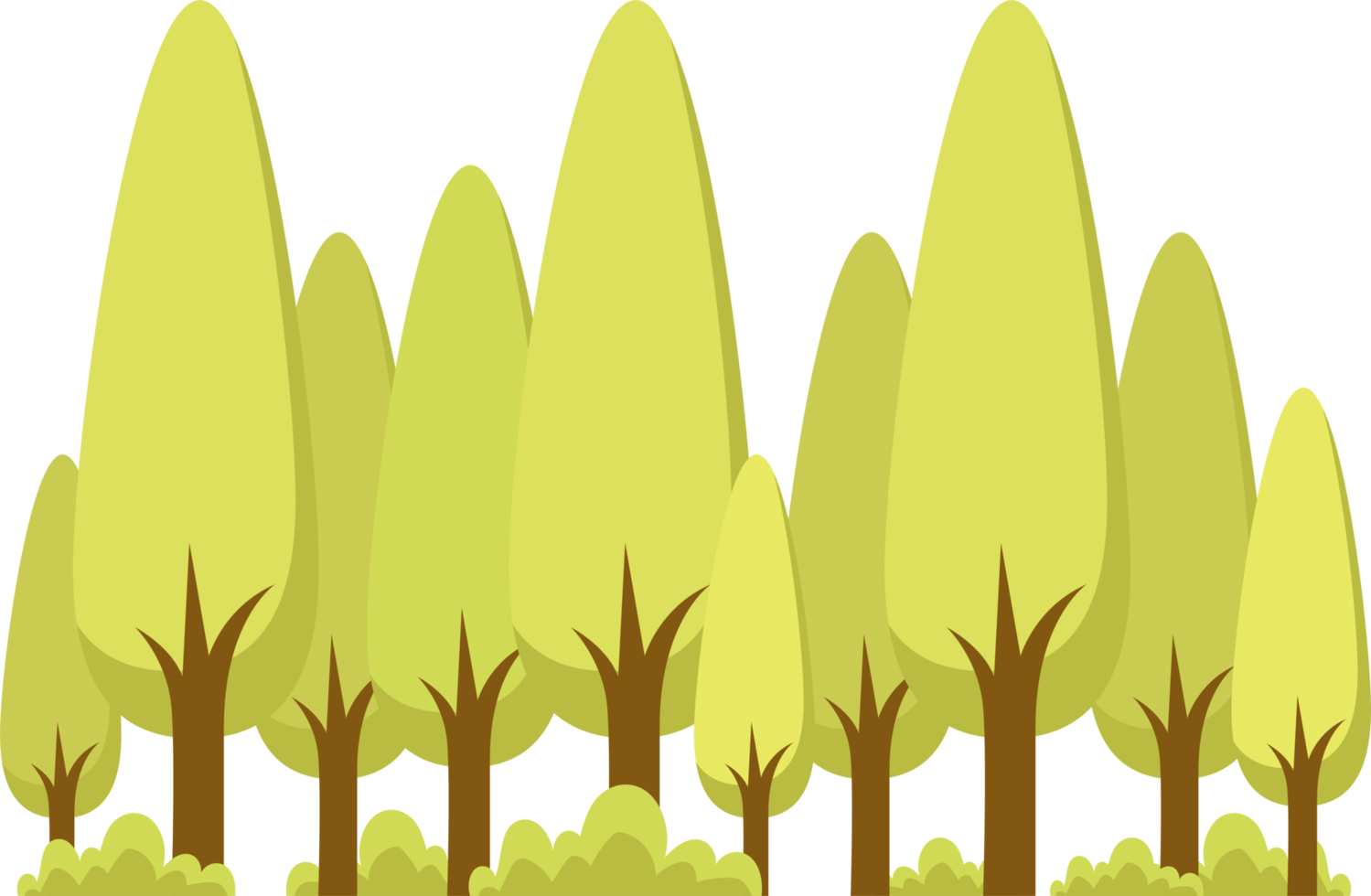 Tree clipart design illustration png