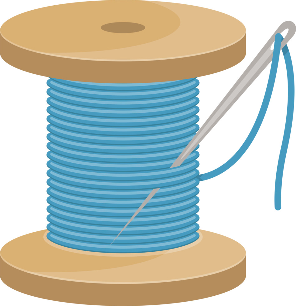 Thread spool clipart design illustration png