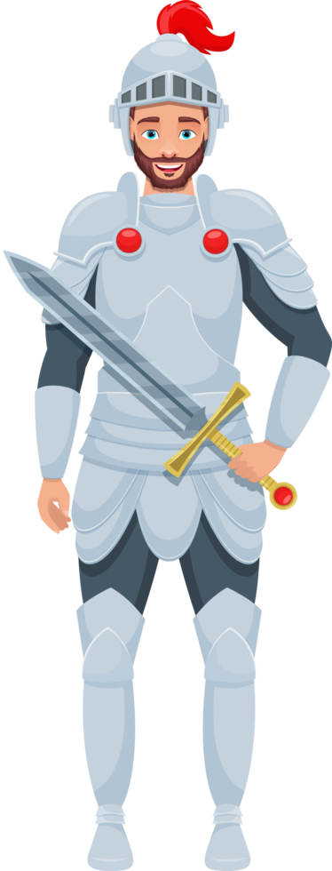 Knight man clipart design illustration png