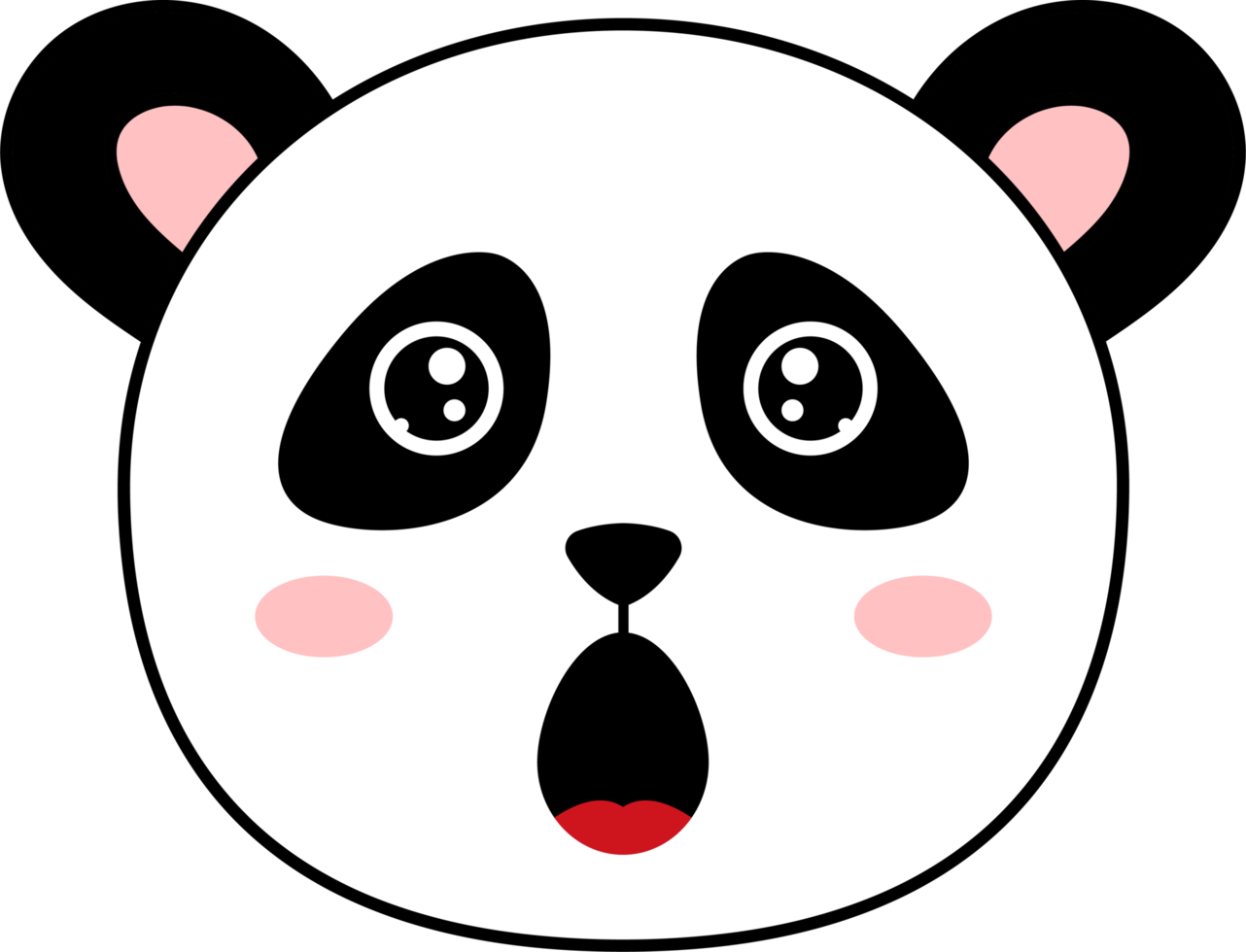 panda ours clipart conception illustration png