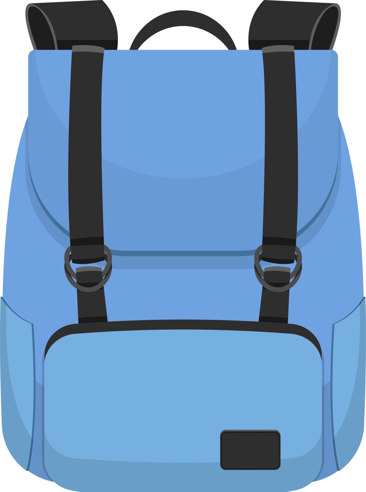 Backpack set clipart design illustration 9384574 PNG