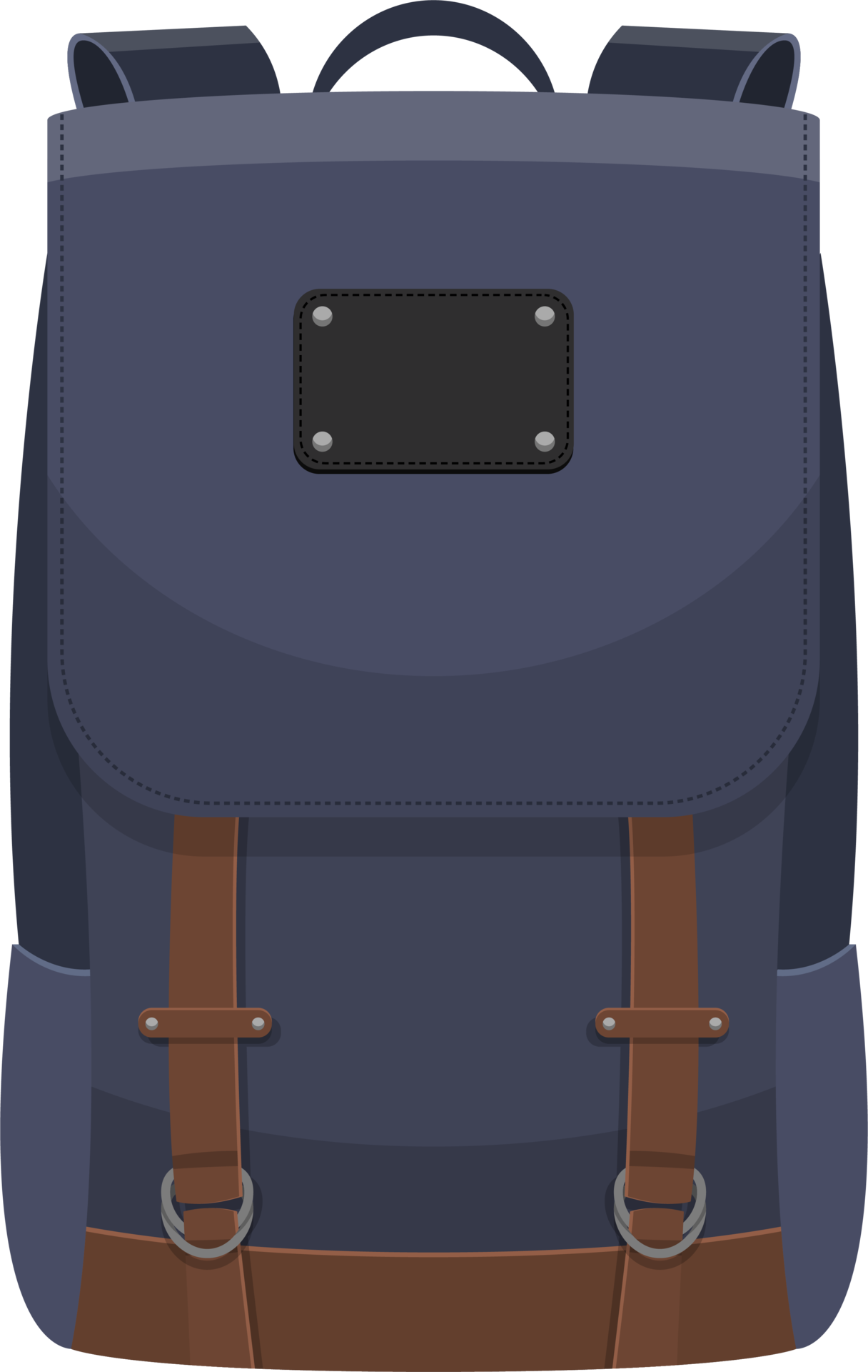 Backpack set clipart design illustration 9384581 PNG