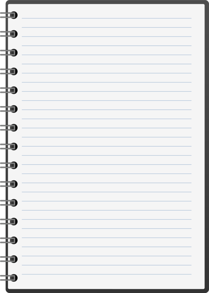 Blank Notebook png 9887158 PNG