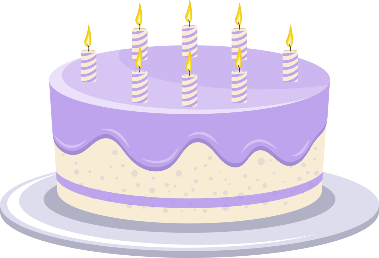 Black White Outline Clipart-birthday cake with three candles black outline