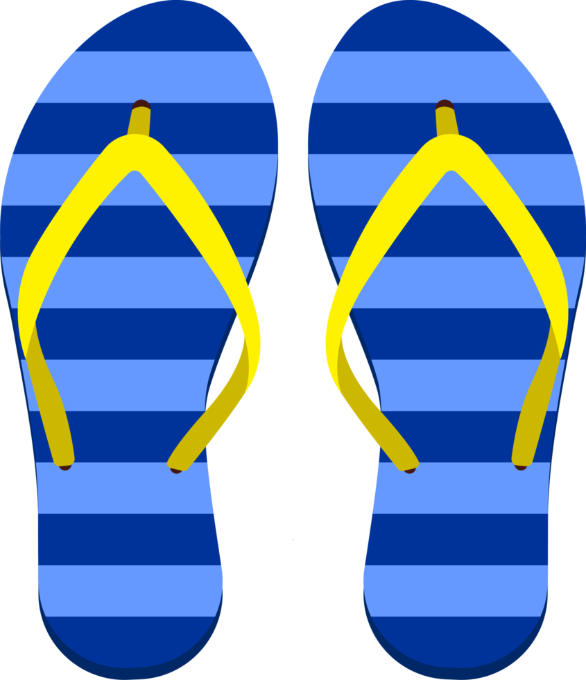 Flip flops clipart design illustration png