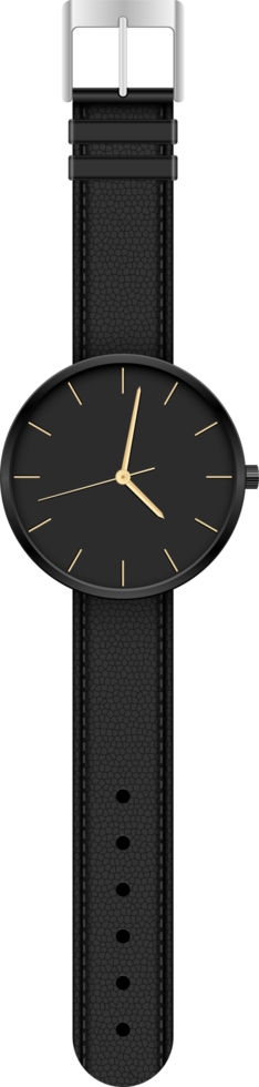 Realistic watch clipart design illustration png