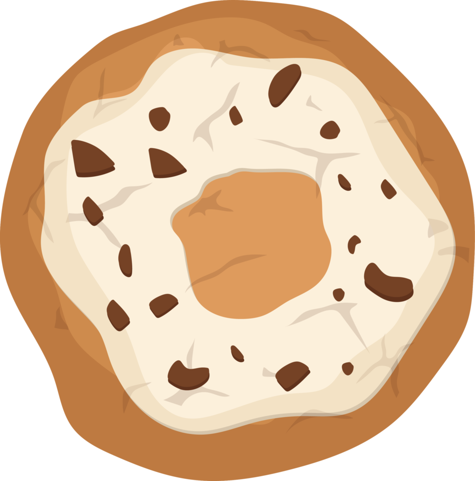 ilustração de design de clipart de biscoitos saborosos caseiros png