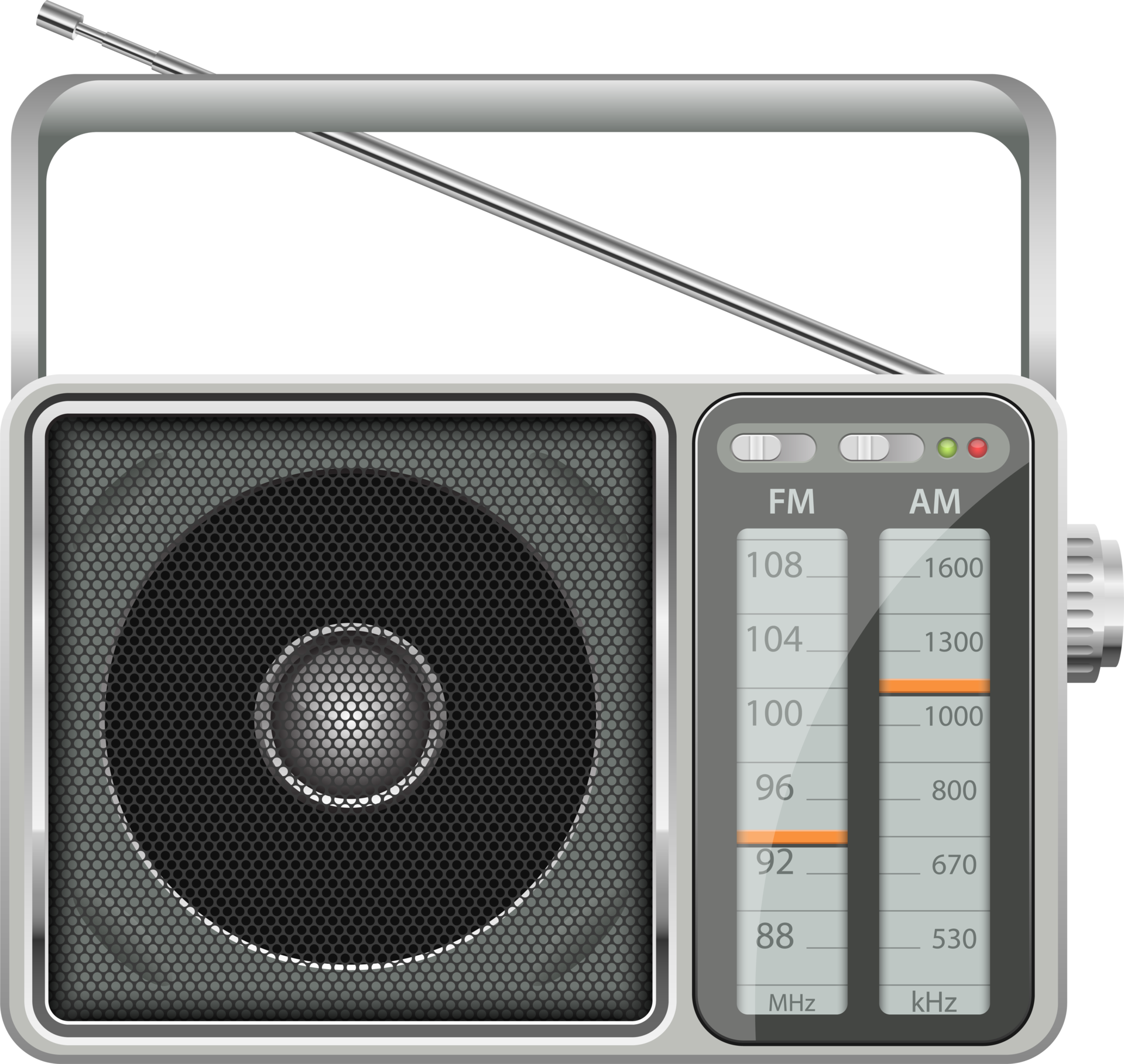 Portable vintage radio clipart design illustration 9384835 PNG with Transparent Background