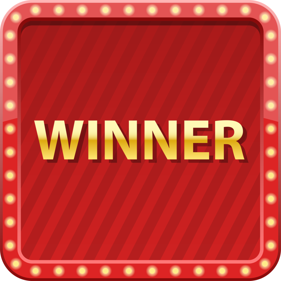 Gewinner-Zeichen-Clipart-Design-Illustration png