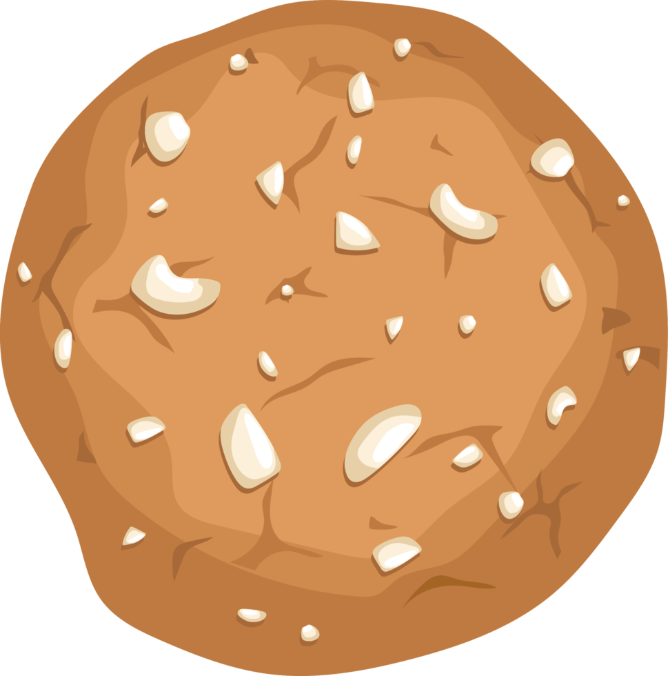 ilustração de design de clipart de biscoitos saborosos caseiros png