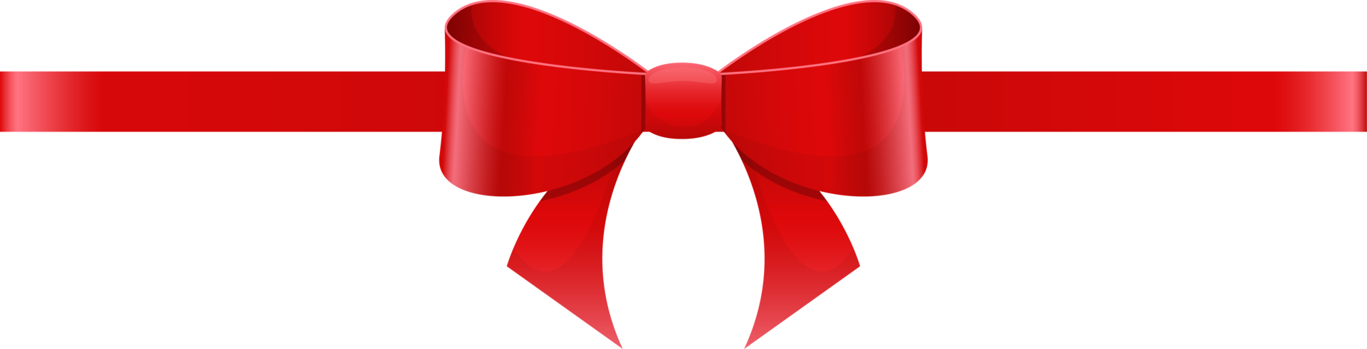 Christmas red bow clipart. Free download transparent .PNG