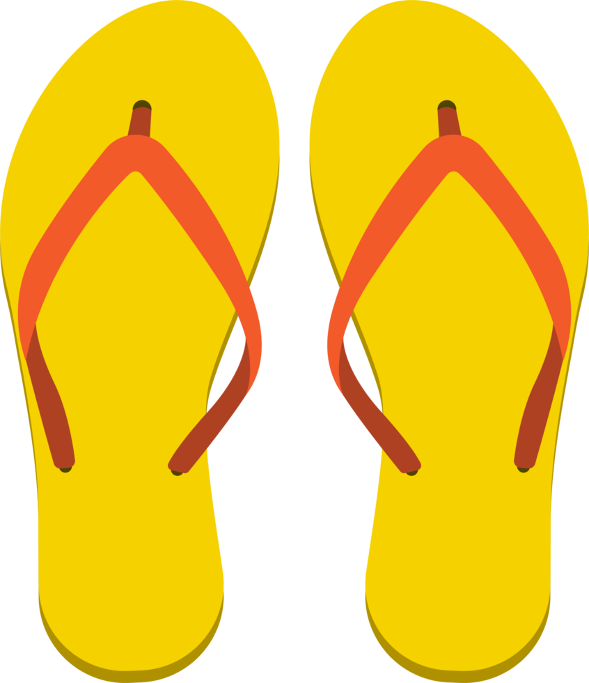 Flip flops clipart design illustration png