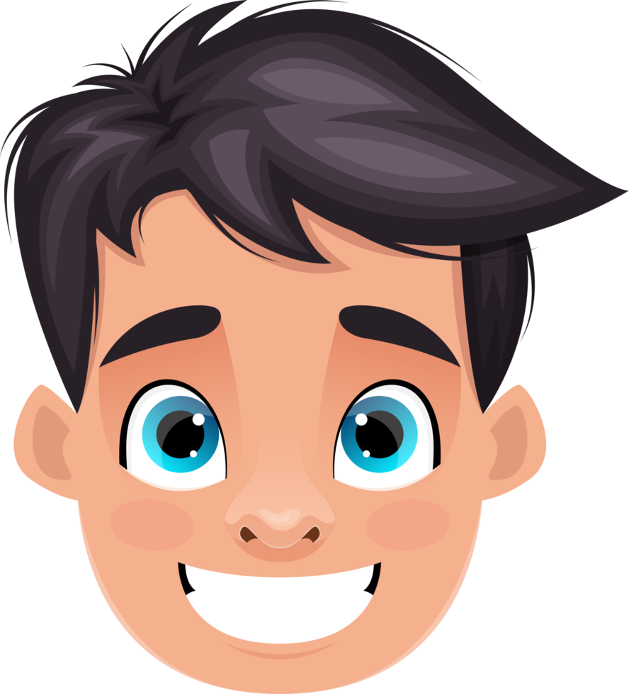 Little kid face expression clipart design illustration 9385033 PNG