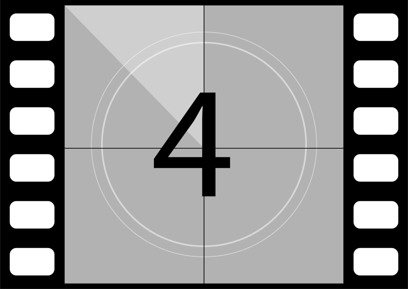 Movie countdown clipart design illustration png