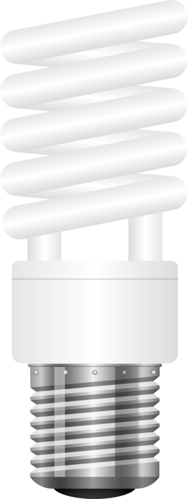 illustrazione realistica della progettazione di clipart della lampadina png