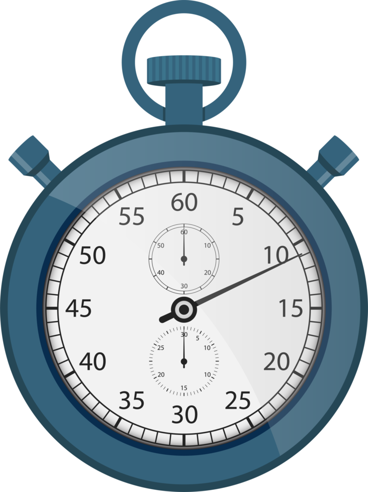 Retro stopwatch clipart design illustration png