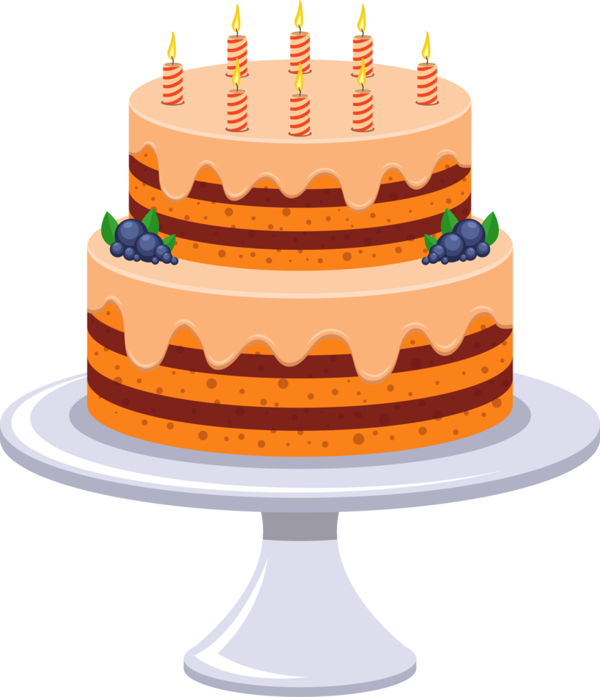 Birthday cake clipart design illustration 9385157 PNG